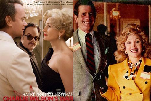 O pôster do filme, e as contra-partes reais de Tom & Julia (Charlie & Joanne)